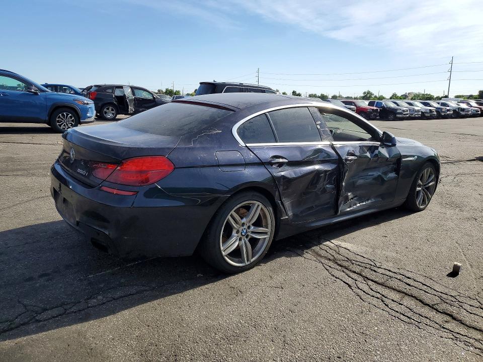 2013 BMW 6er VIN WBA6B4C59DD098900 COPART salvage auction — SIDE, Co - Dis/Dlr/Exp Only Clean Title, sold $675 on 2026-08-18 (photo 3)