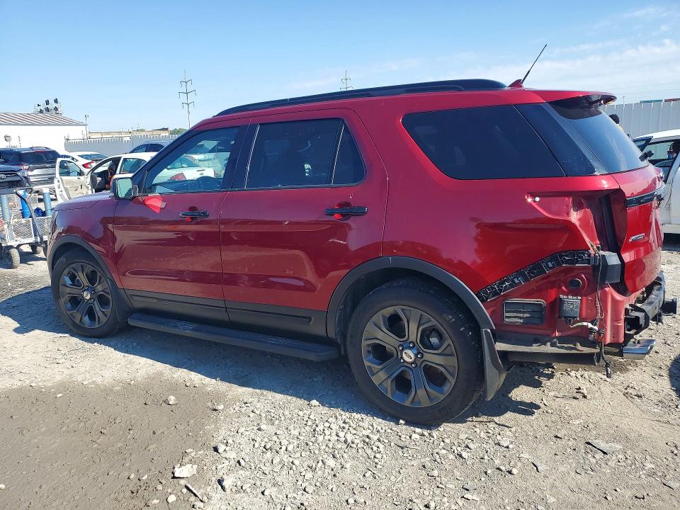 2018 Ford Explorer VIN 1FM5K8GT0JGC83485 COPART salvage auction — REAR END, Oh - Cert Of Title-Salvage, sold $7,800 on 2026-07-02 (photo 2)