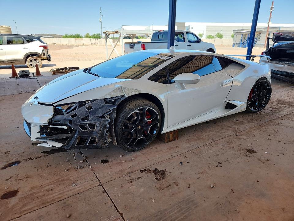 2018 Lamborghini Huracan VIN ZHWUC2ZF3JLA10432 — COPART salvage auction photo
