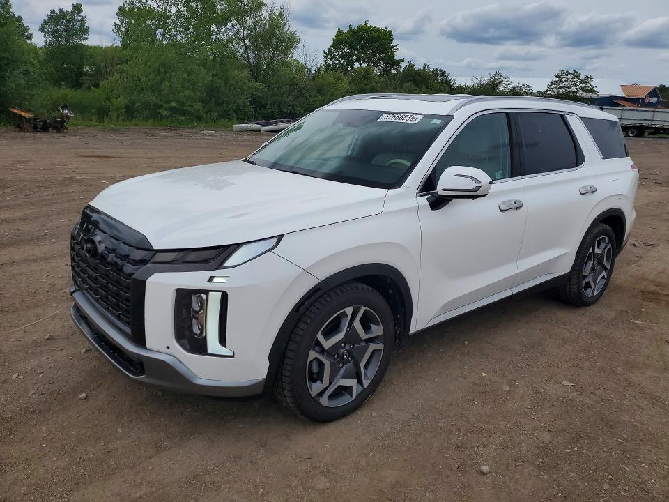 2024 Hyundai Palisade VIN KM8R5DGE1RU681966 COPART salvage auction — FRONT END, Oh - Cert Of Title-Salvage, sold $9,900 on 2026-07-16 (photo 1)