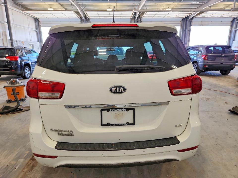 2017 Kia SEDONA VIN KNDMB5C15H6243907 COPART salvage auction — HAIL, Ne - Cert Of Title-Salvage, sold $1,050 on 2026-09-01 (photo 6)