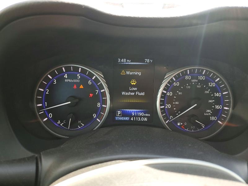2017 Infiniti VIN JN1EV7ARXHM838976 COPART salvage auction — FRONT END, Md - Cert Of Salvage > 75% Damage, sold $3,550 on 2026-07-06 (photo 9)
