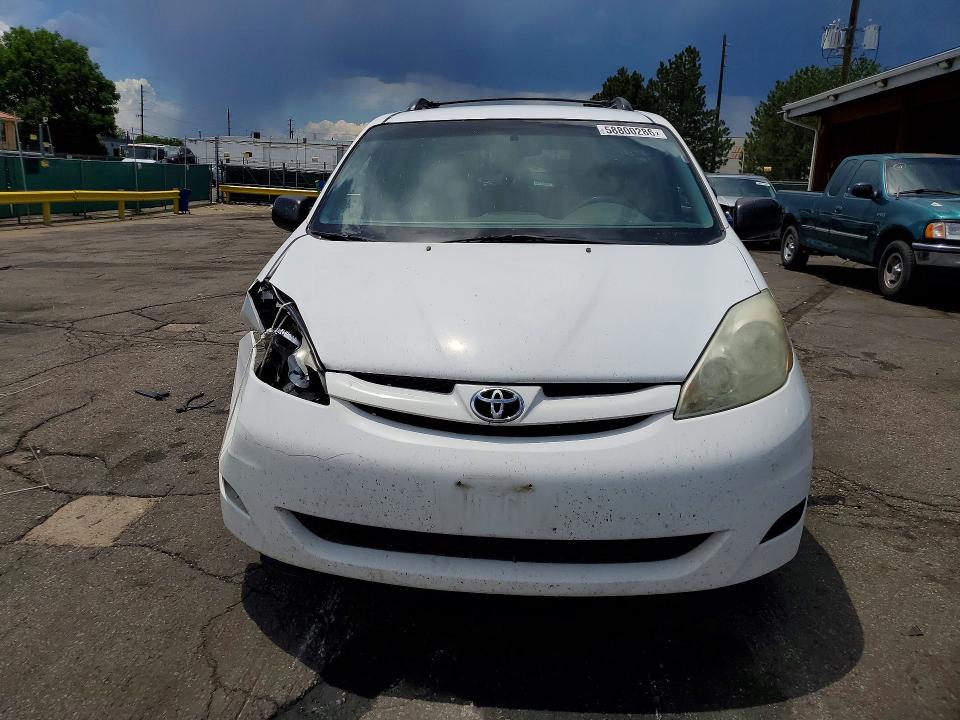 2009 Toyota Sienna VIN 5TDZK23C79S253569 COPART salvage auction — FRONT END, Co - Public - Salvage Title, sold $1,400 on 2026-07-30 (photo 5)