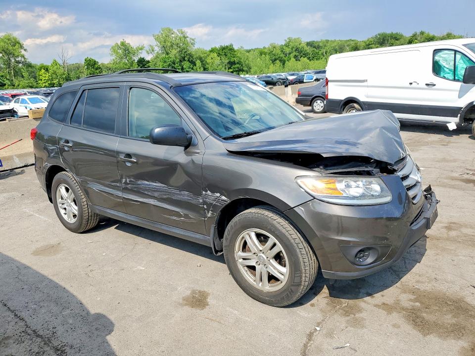 2012 Hyundai Santa fe VIN 5XYZGDAB9CG125068 COPART salvage auction — FRONT END, Nj - Cert Of Title-Salvage, sold $600 on 2026-07-21 (photo 4)