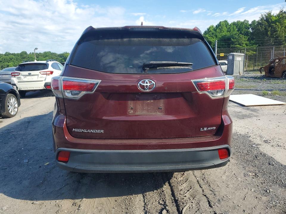 2016 Toyota VIN 5TDBKRFH9GS337679 COPART salvage auction — FRONT END, Pa - Certificate Of Salvage, sold $2,000 on 2026-07-02 (photo 6)