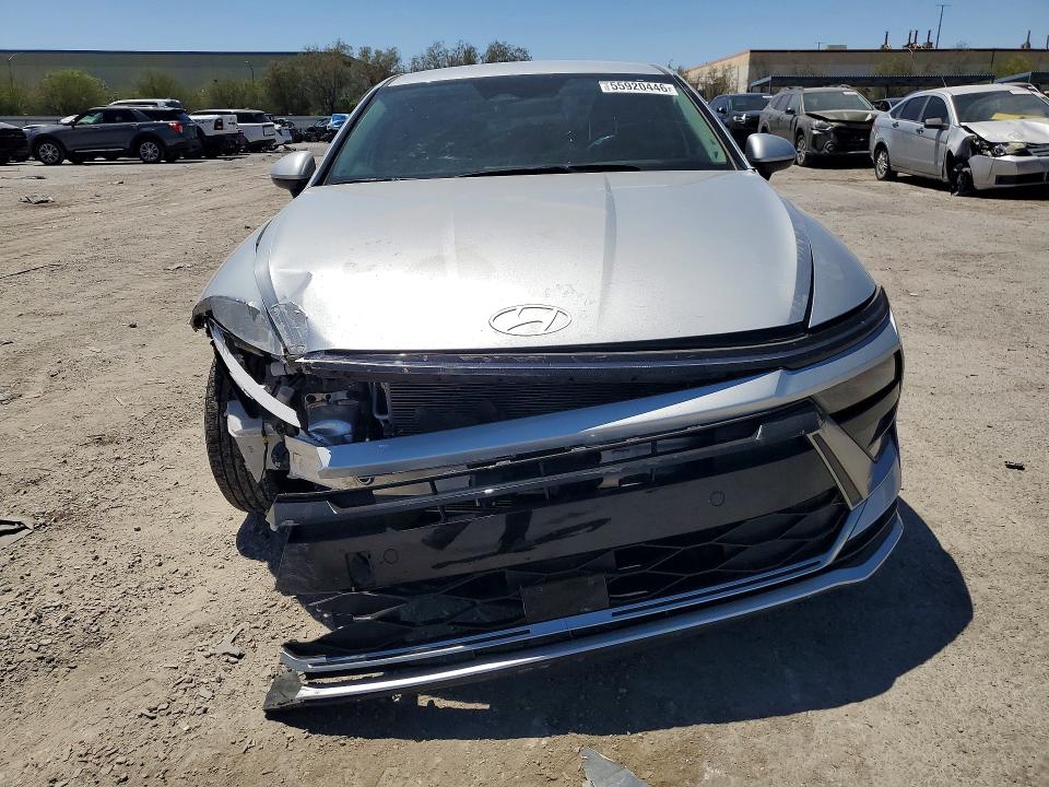 2024 Hyundai Sonata VIN KMHL64JA7RA408380 COPART salvage auction — FRONT END, Nv - Salvage Title, sold $5,400 on 2026-07-28 (photo 5)