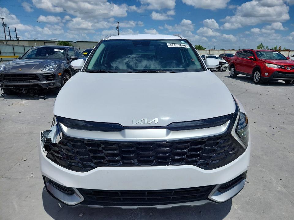 2024 Kia Sportage VIN 5XYK3CDF9RG175953 COPART salvage auction — FRONT END, Tx - Salvage Vehicle Title, sold $3,700 on 2026-07-28 (photo 5)