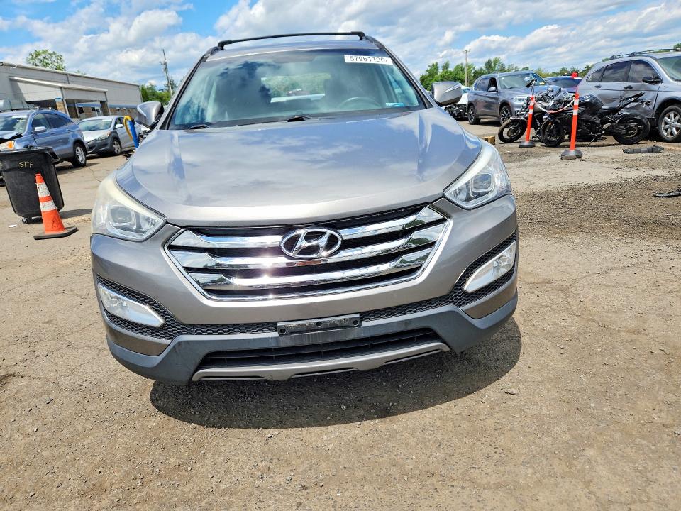 2014 Hyundai Santa fe VIN 5XYZUDLB5EG218372 COPART salvage auction — REAR END, Ct - Cert Of Title-Salvage, sold $575 on 2026-07-28 (photo 5)