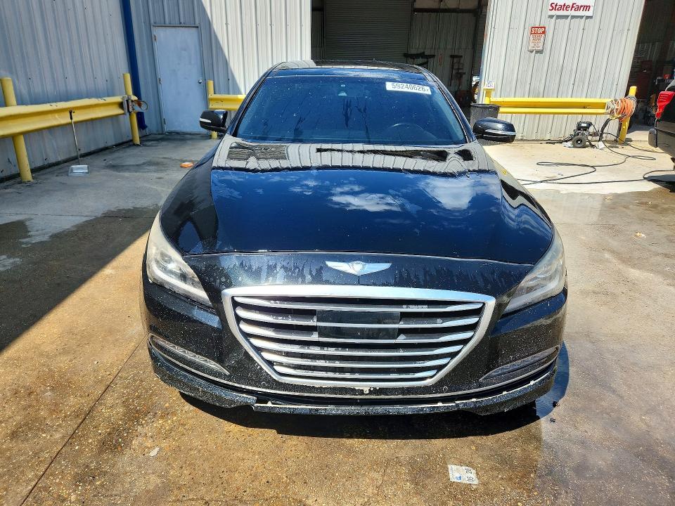 2015 Hyundai Genesis VIN KMHGN4JF5FU016735 COPART salvage auction — FRONT END, Salvage Title, sold $750 on 2026-07-22 (photo 5)