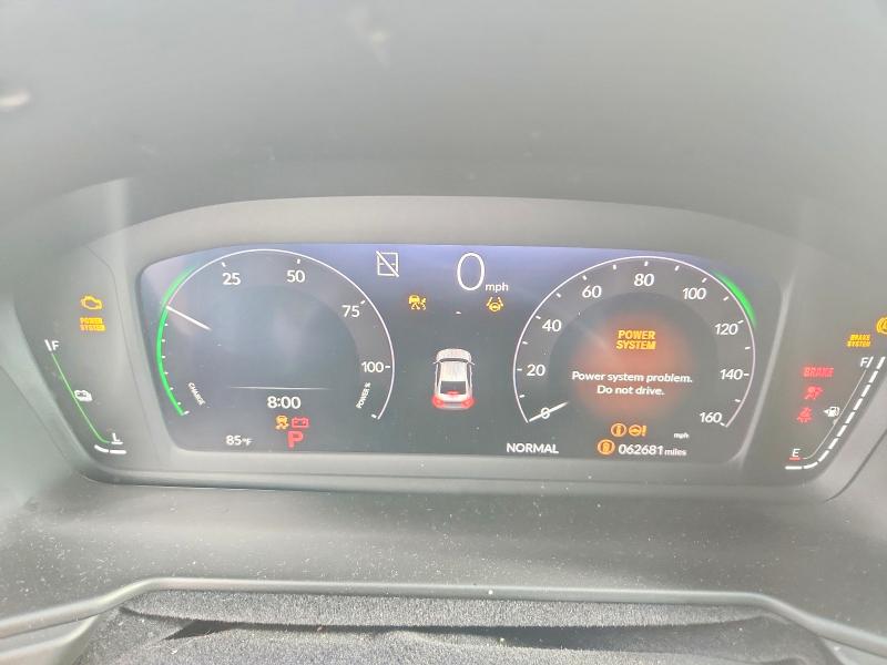 2023 Honda Accord VIN 1HGCY2F58PA016523 COPART salvage auction — SIDE, Tx - Salvage Vehicle Title, sold $8,600 on 2026-07-30 (photo 9)