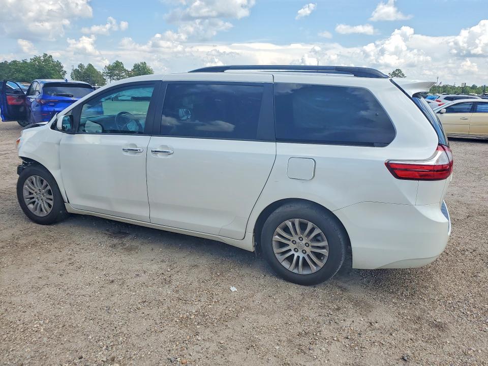 2017 Toyota Sienna VIN 5TDYZ3DC4HS802980 COPART salvage auction — FRONT END, Al - Cert Of Title-Salvage Title, sold $4,100 on 2026-07-30 (photo 2)