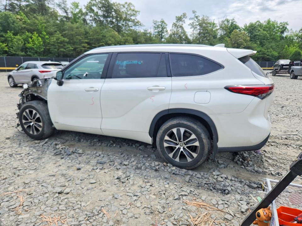 2020 Toyota VIN 5TDHBRCH7LS506087 COPART salvage auction — FRONT END, Md - Cert Of Salvage > 75% Damage, sold $9,400 on 2026-07-21 (photo 2)