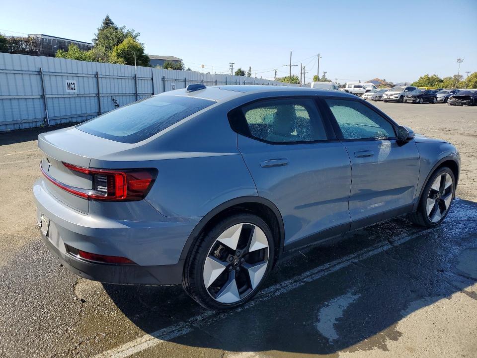 2023 Polestar 2 VIN YSMEG3KA7PL130427 COPART salvage auction — MECHANICAL, CA - NON-REPAIRABLE VEHICLE CERT, sold $7,400 on 2026-07-06 (photo 3)