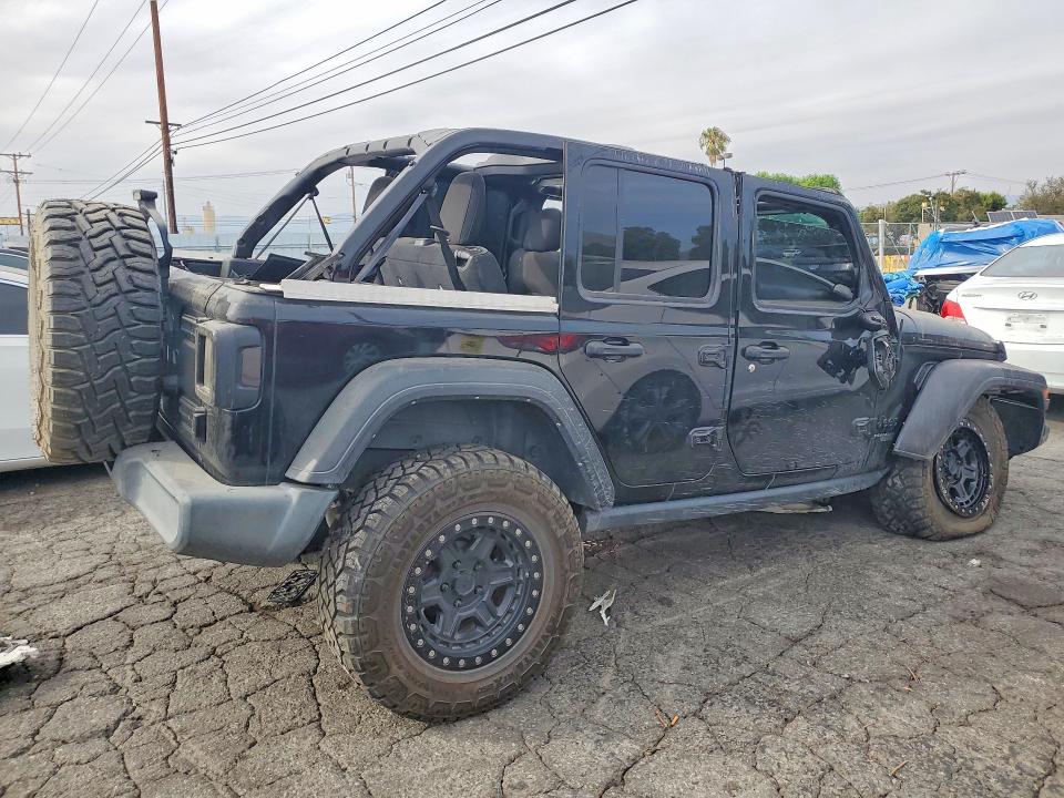 2021 Jeep Wrangler / VIN 1C4HJXDG3MW764993 COPART salvage auction — ROLLOVER, Ca - Salvage Certificate, sold $6,700 on 2026-07-23 (photo 3)