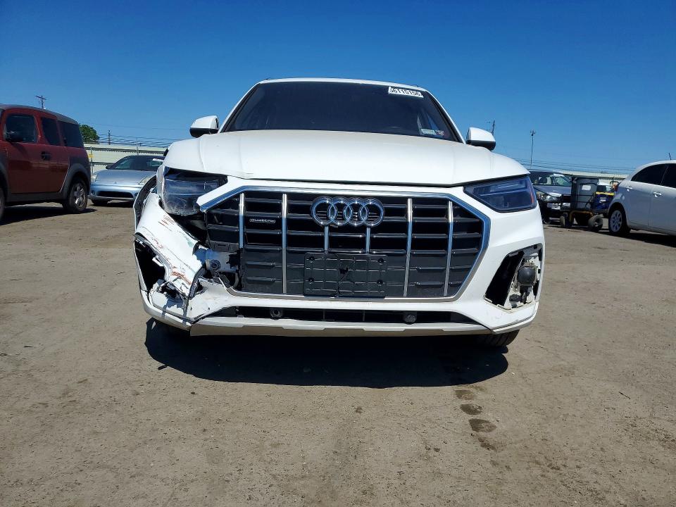 2023 Audi Q5 VIN WA1ABAFY1P2143159 COPART salvage auction — FRONT END, Pa - Cert Of Title, sold $14,700 on 2026-07-28 (photo 5)