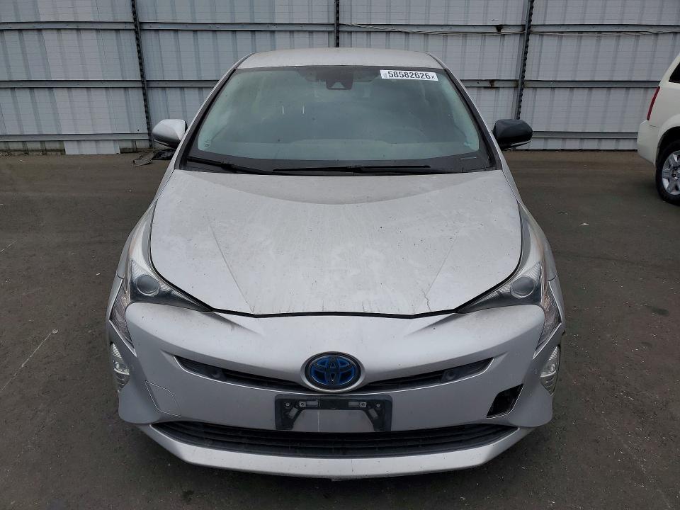 2016 Toyota Prius VIN JTDKARFU2G3510167 COPART salvage auction — REAR END, Ca - Salvage Certificate, sold $250 on 2026-07-29 (photo 5)