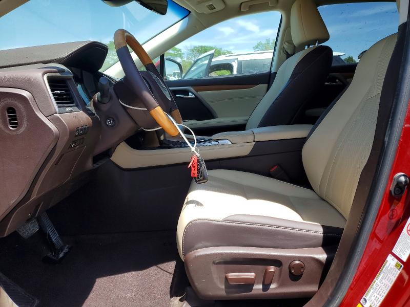 2019 Lexus Rx VIN 2T2BZMCA2KC185506 COPART salvage auction — FRONT END, IA - CERT OF TITLE-SALVAGE TITLE, sold $11,200 on 2026-07-31 (photo 7)