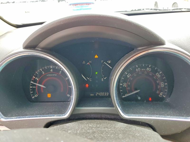 2010 Toyota Highlander VIN JTEYK3EH5A2094455 COPART salvage auction — FRONT END, Fl - Cert Of Title Slvg Rebuildable, sold $3,100 on 2026-07-06 (photo 9)