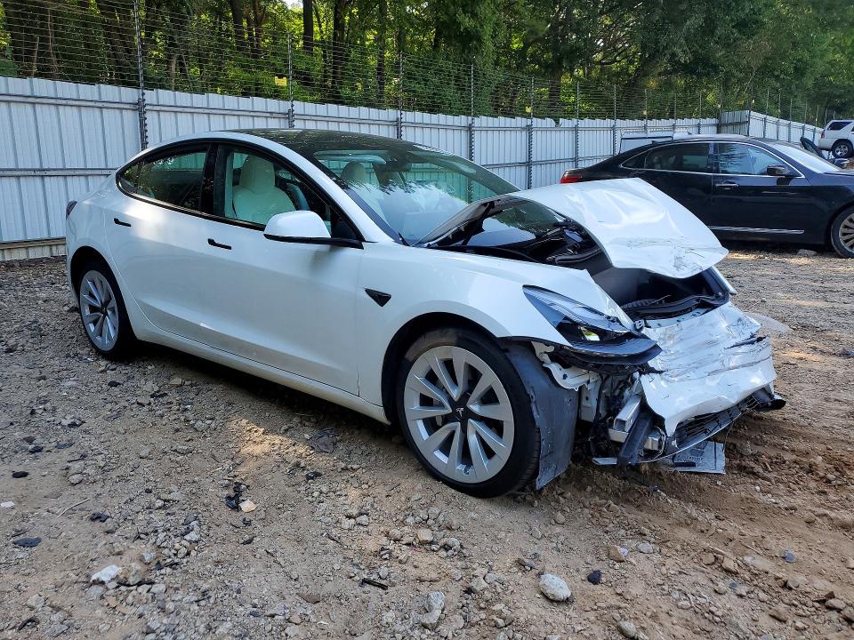 2023 Tesla VIN 5YJ3E1EA1PF552592 COPART salvage auction — FRONT END, Ga - Cert Of Title-Salvage, sold $3,750 on 2026-07-21 (photo 4)