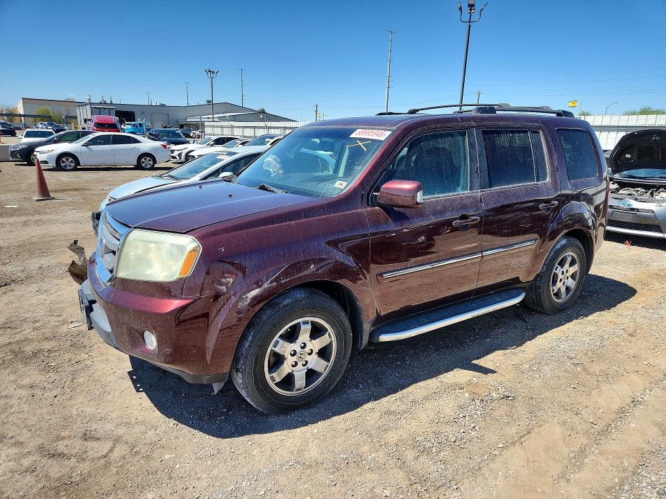 2009 Honda Pilot VIN 5FNYF38999B006352 — COPART salvage auction photo