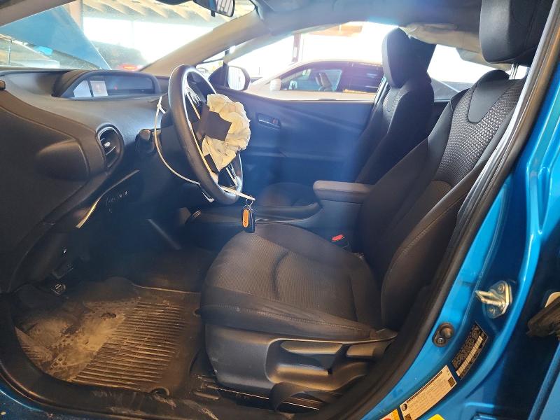 2021 Toyota Prius VIN JTDKAMFU8M3148053 COPART salvage auction — FRONT END, Ca - Salvage Certificate, sold $3,100 on 2026-07-02 (photo 7)