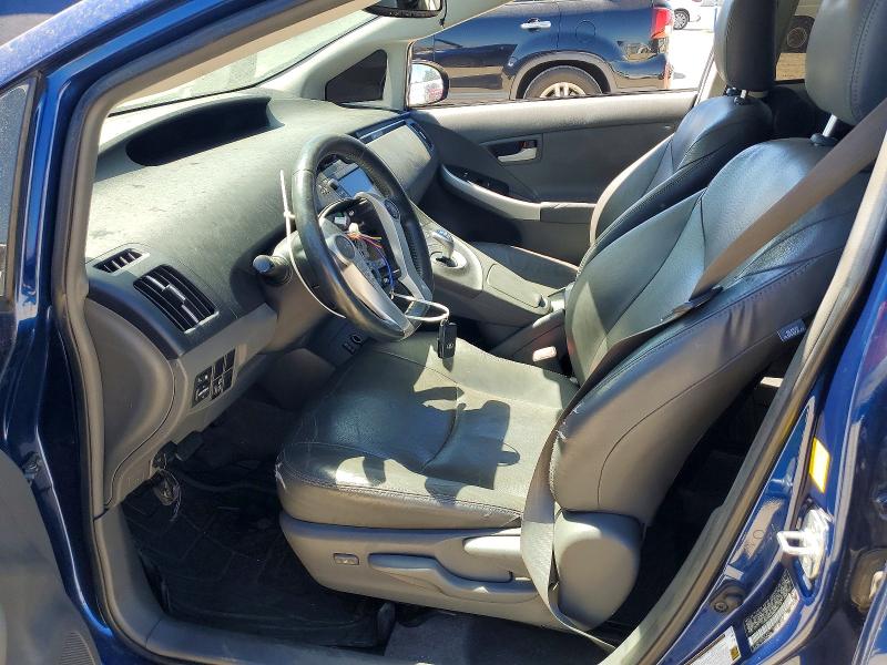 2011 Toyota Prius VIN JTDKN3DU6B0268112 COPART salvage auction — VANDALISM, Ca - Salvage Certificate, sold $550 on 2026-07-24 (photo 7)