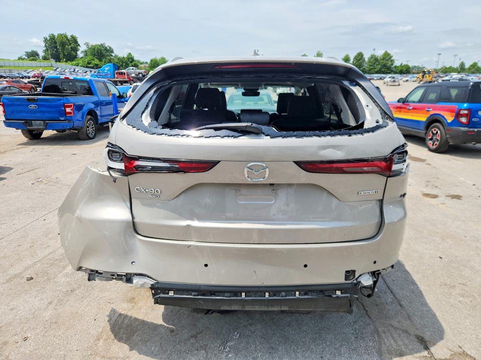 2024 Mazda Cx-90 VIN JM3KKDHD1R1167628 COPART salvage auction — FRONT END, Fl - Certificate Of Destruction (P), sold $3,750 on 2026-07-07 (photo 6)