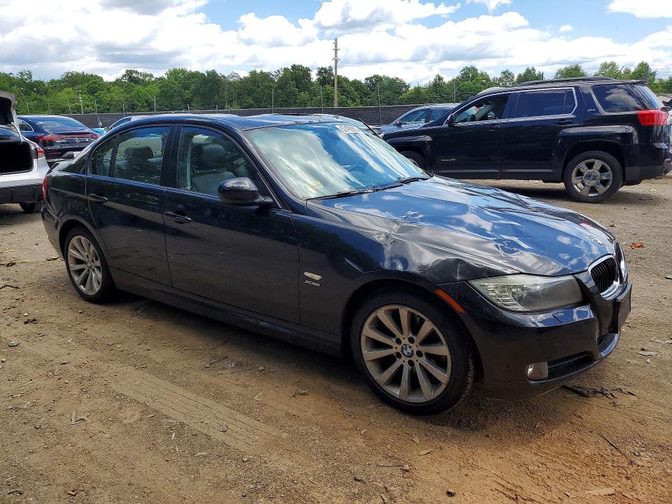 2011 BMW 3 series VIN WBAPK7G54BNN86367 COPART salvage auction — ROOF, MD - CERT OF SALVAGE > 75% DAMAGE, sold $225 on 2026-07-16 (photo 4)
