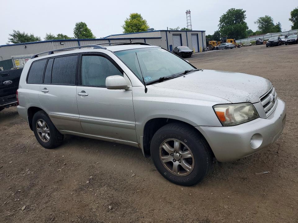 2005 Toyota Highlander VIN JTEEP21A250089271 COPART salvage auction — FRONT END, MD - CERTIFICATE OF TITLE, sold $975 on 2026-07-20 (photo 4)