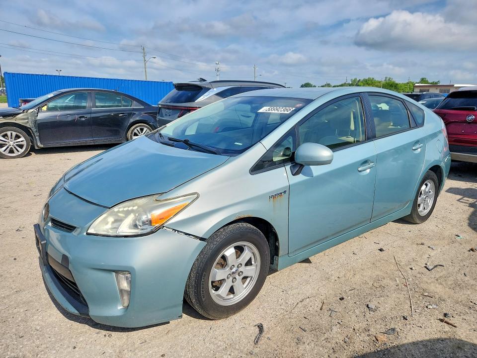 2013 Toyota Prius VIN JTDKN3DU6D5617775 COPART salvage auction — MINOR DENT/SCRATCHES, IN - CERT OF TITLE - REBUILT VEHICL, sold $1,000 on 2026-07-02 (photo 1)