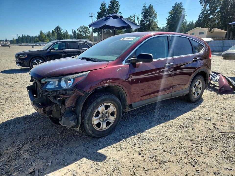 2014 Honda VIN 5J6RM4H39EL094624 COPART salvage auction — FRONT END, Wa - Bill Of Sale, sold $2,400 on 2026-07-17 (photo 1)