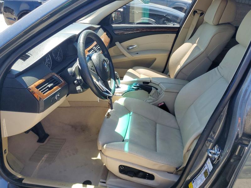2008 BMW 5 series VIN WBANW13538CZ79912 COPART salvage auction — NORMAL WEAR, CA - DIS/DLR/EXP ONLY CLEAN TITLE, sold $850 on 2026-07-09 (photo 7)