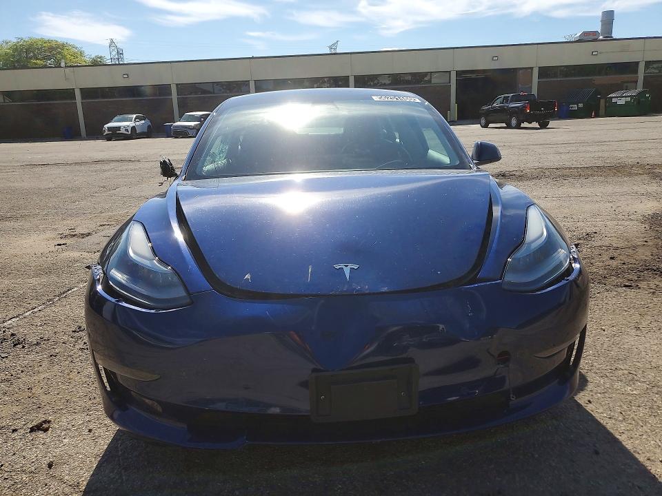 2022 Tesla Model 3 VIN 5YJ3E1EA1NF189028 COPART salvage auction — SIDE, Il - Salvage Certificate, sold $3,300 on 2026-07-20 (photo 5)