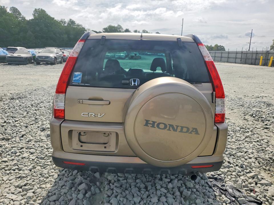2005 Honda Cr-v VIN JHLRD78935C007377 COPART salvage auction — FRONT END, NC - SALVAGE CERTIFICATE OF TITLE, sold $1,050 on 2026-07-29 (photo 6)