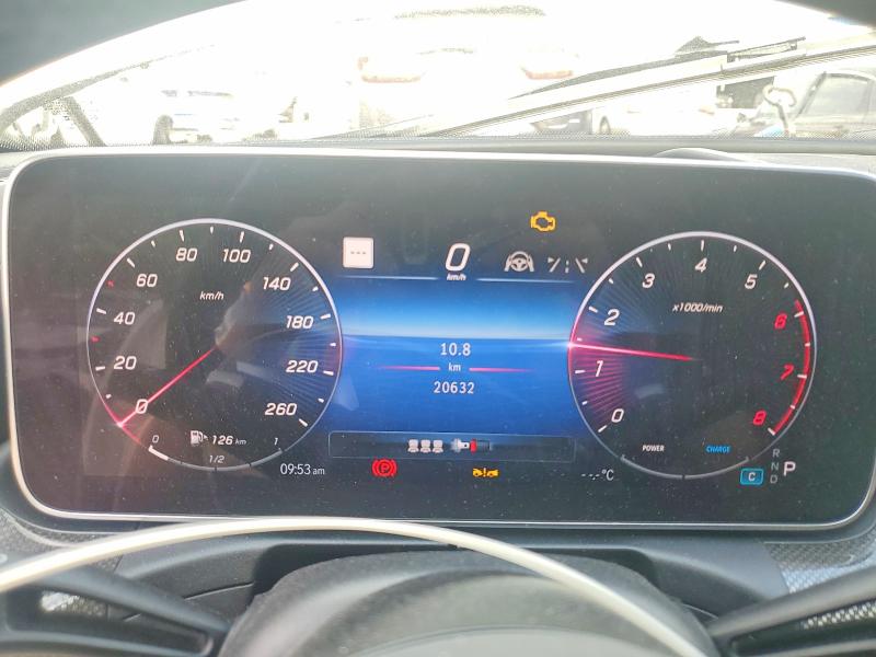 2024 Mercedes-benz C class VIN W1KAF4HB6RR226526 COPART salvage auction — FRONT END, On - Permit Salvage, sold $27,500 on 2026-07-09 (photo 9)