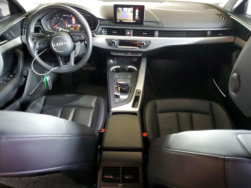 2018 Audi A4 VIN WAULMAF44JN009593 COPART salvage auction — FRONT END, Ca - Salvage Certificate, sold $5,100 on 2026-07-02 (photo 8)
