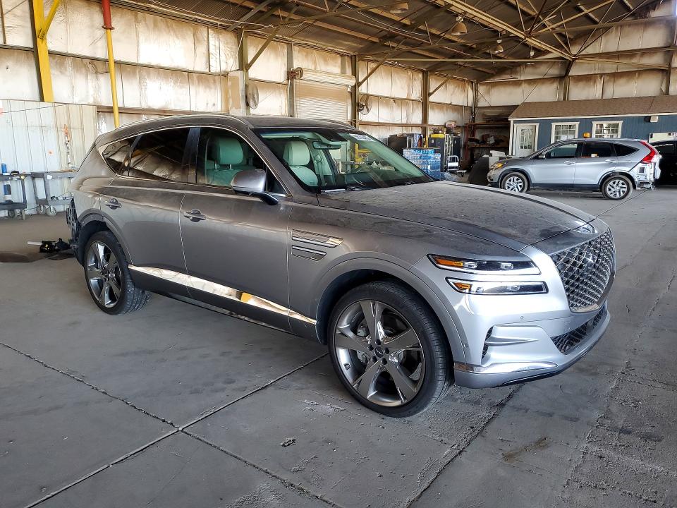 2023 Genesis Gv80 VIN KMUHCESC5PU111044 COPART salvage auction — REAR END, Az - Cert Of Title - Salvage, sold $16,800 on 2026-07-27 (photo 4)