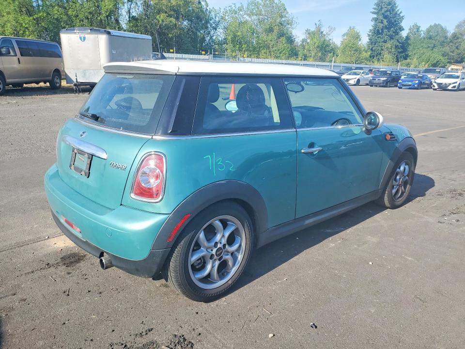 2012 Mini VIN WMWSU3C56CT185631 COPART salvage auction — REAR END, Or - Salvage Title Certificate, sold $2,250 on 2026-08-05 (photo 3)