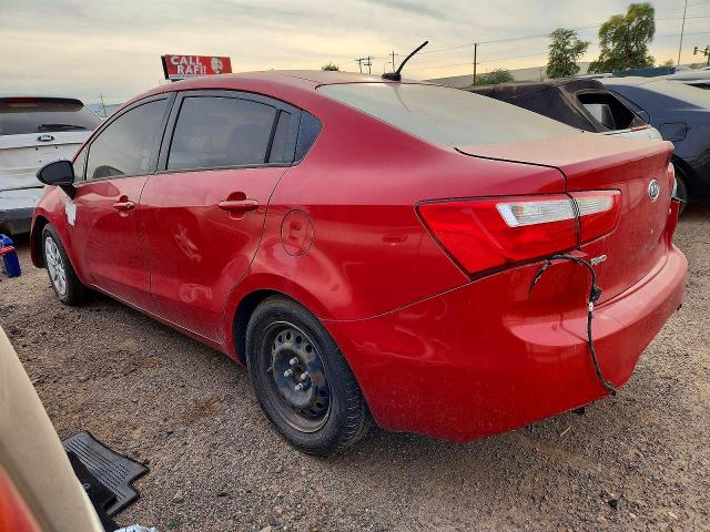 2013 Kia Rio VIN KNADM4A31D6193751 COPART salvage auction — MECHANICAL, Az - Cert Of Title-Previous Salvage, sold $325 on 2026-07-27 (photo 2)