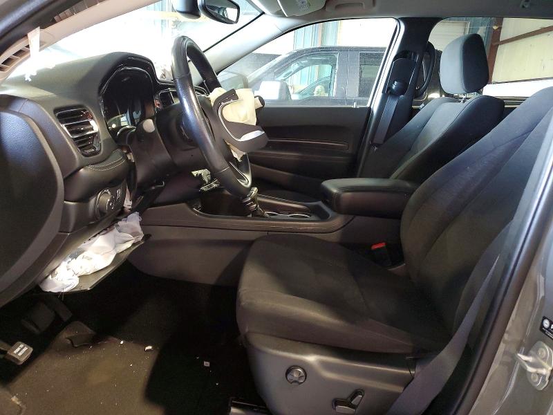 2022 Dodge Durango VIN 1C4RDJAG7NC227642 COPART salvage auction — FRONT END, Il - Salvage Certificate, sold $4,200 on 2026-09-02 (photo 7)