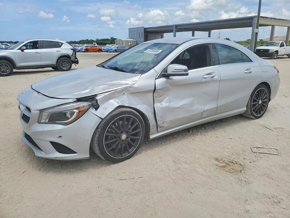 2014 Mercedes-benz VIN WDDSJ4EB2EN156970 COPART salvage auction — FRONT END, Fl - Cert Of Title Slvg Rebuildable, sold $2,500 on 2026-07-09 (photo 1)
