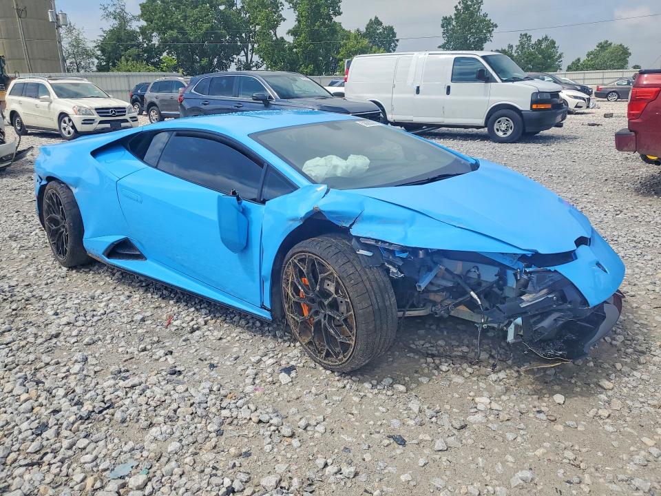 2021 Lamborghini VIN ZHWUF5ZF9MLA16300 COPART salvage auction — FRONT END, Mi - Scrap Certificate Of Title, sold $90,000 on 2026-08-06 (photo 4)
