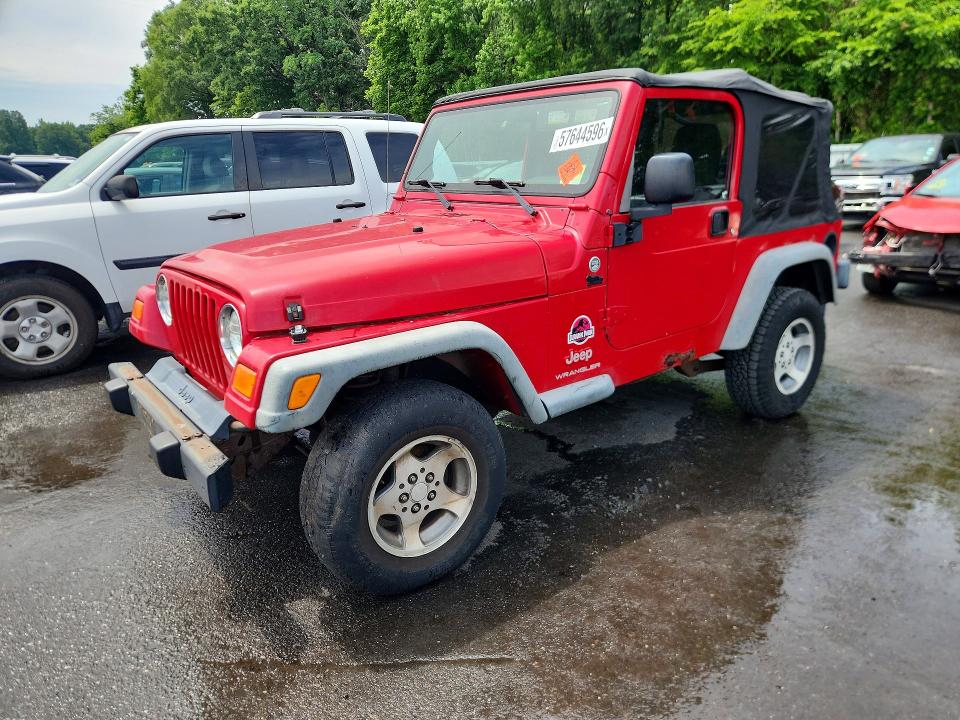 2006 Jeep Wrangler / VIN 1J4FA29136P754468 COPART salvage auction — MINOR DENT/SCRATCHES, Nj - Certificate Of Title, sold $450 on 2026-07-09 (photo 1)