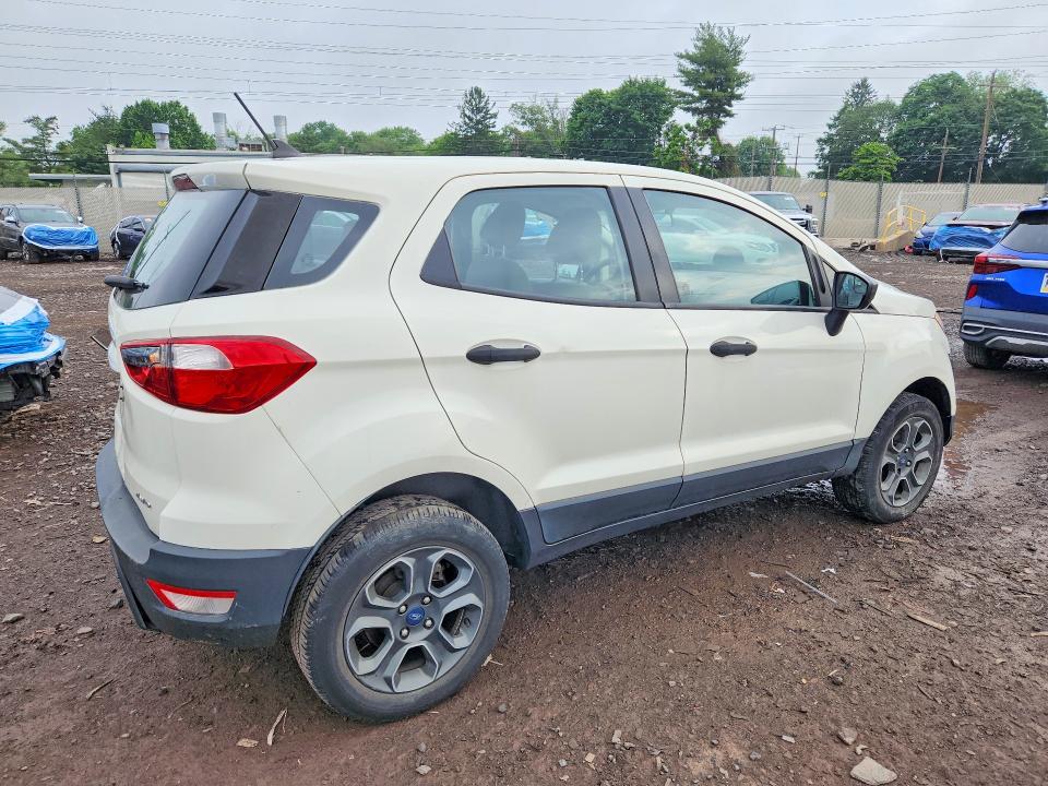 2020 Ford Ecosport VIN MAJ6S3FL5LC383577 COPART salvage auction — REAR END, Pa - Certificate Of Salvage, sold $1,850 on 2026-07-06 (photo 3)