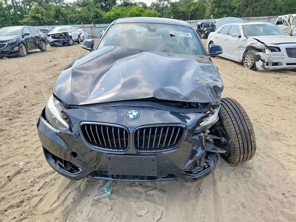 2020 BMW 2er VIN WBA2J1C01L7F61357 COPART salvage auction — FRONT END, Md - Cert Of Salvage > 75% Damage, sold $1,200 on 2026-08-18 (photo 5)