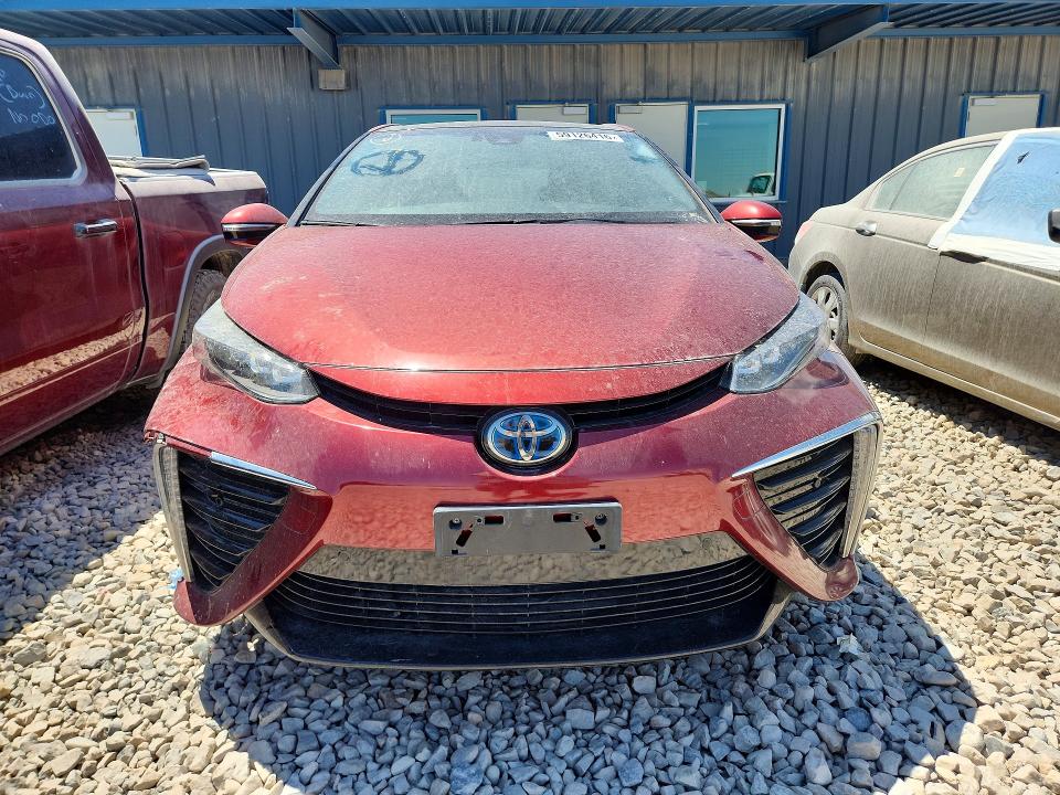 2019 Toyota Mirai VIN JTDBVRBD0KA007624 COPART salvage auction — FRONT END, Co - Certificate Of Title, sold $1,450 on 2026-07-21 (photo 5)
