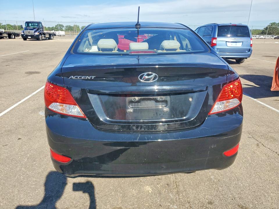 2013 Hyundai Accent VIN KMHCT4AE1DU448912 COPART salvage auction — FRONT END, Oh - Cert Of Title-Salvage, sold $80 on 2026-07-15 (photo 6)