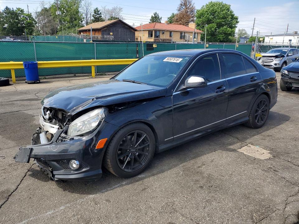 2009 Mercedes-benz C-klasse VIN WDDGF81X89R054779 COPART salvage auction — FRONT END, CO - PUBLIC - SALVAGE TITLE (P), sold $275 on 2026-07-23 (photo 1)