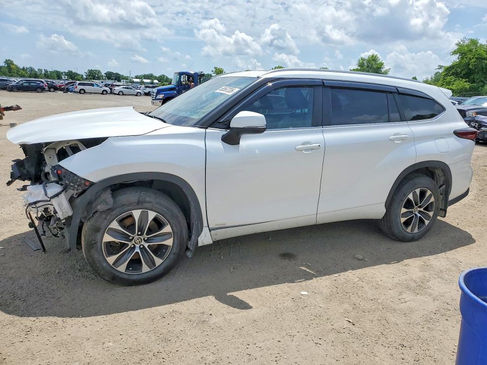 2025 Toyota Hylander VIN 5TDKBRCH5SS650497 COPART salvage auction — FRONT END, ON - PERMIT SALVAGE, sold $6,400 on 2026-07-21 (photo 1)