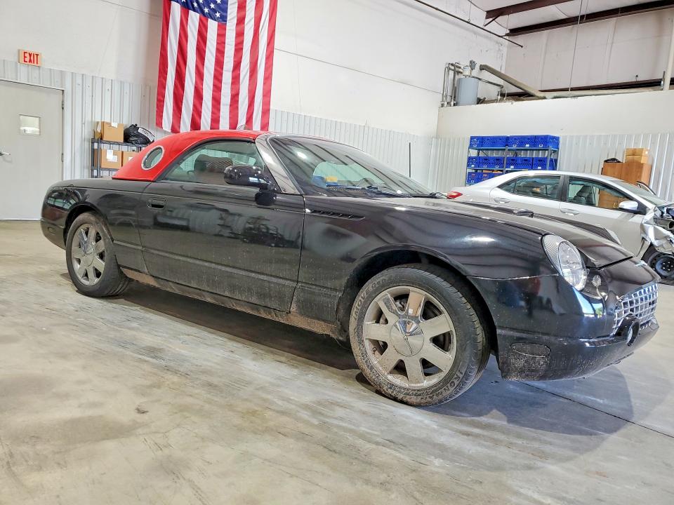 2002 Ford Thunderbird VIN 1FAHP60A02Y111037 COPART salvage auction — MECHANICAL, Tx - Certificate Of Title, sold $3,600 on 2026-07-08 (photo 4)